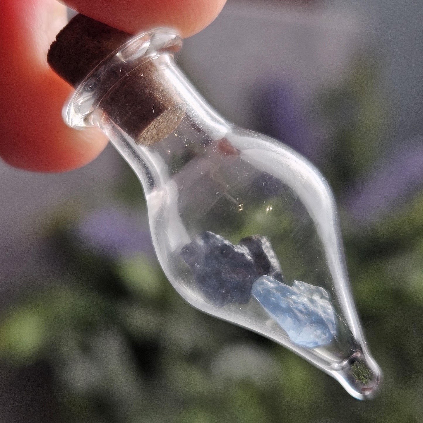 Blue Spinel Crystals