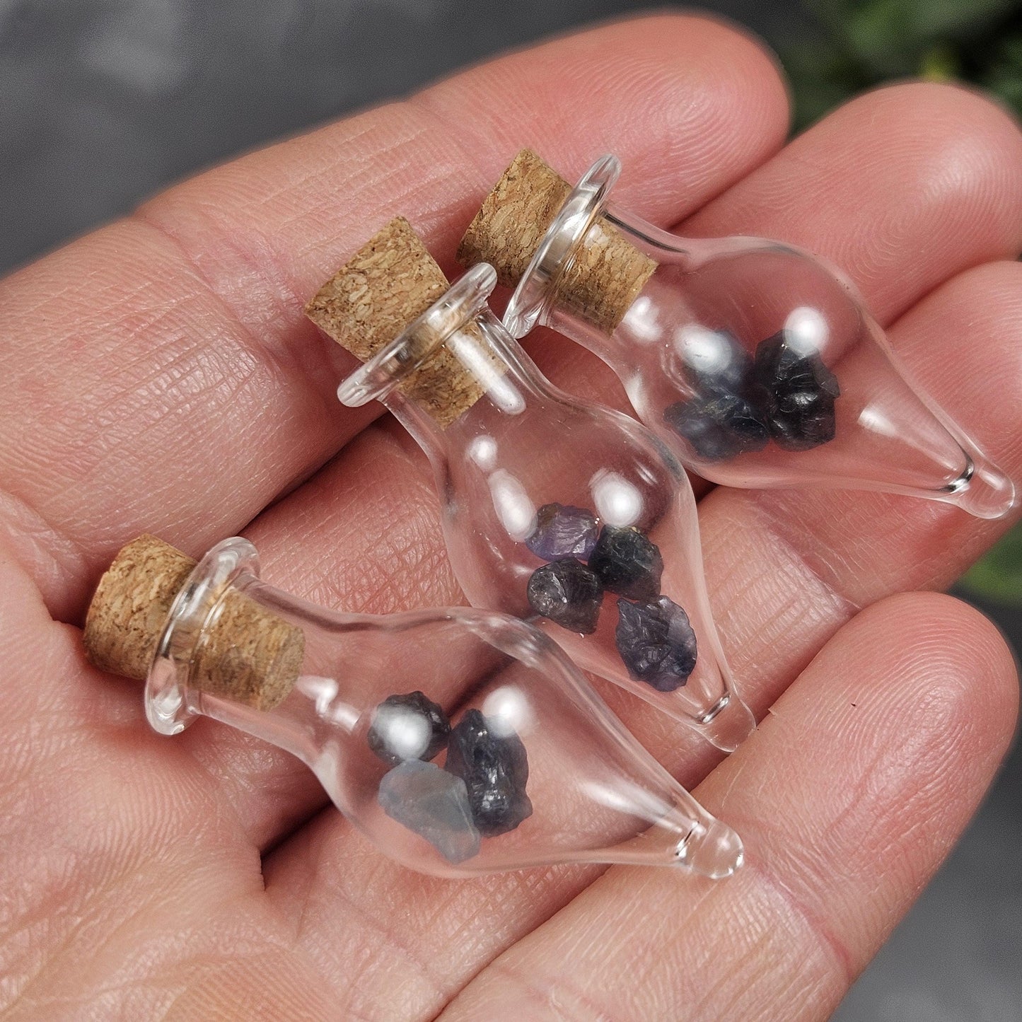Blue Spinel Crystals
