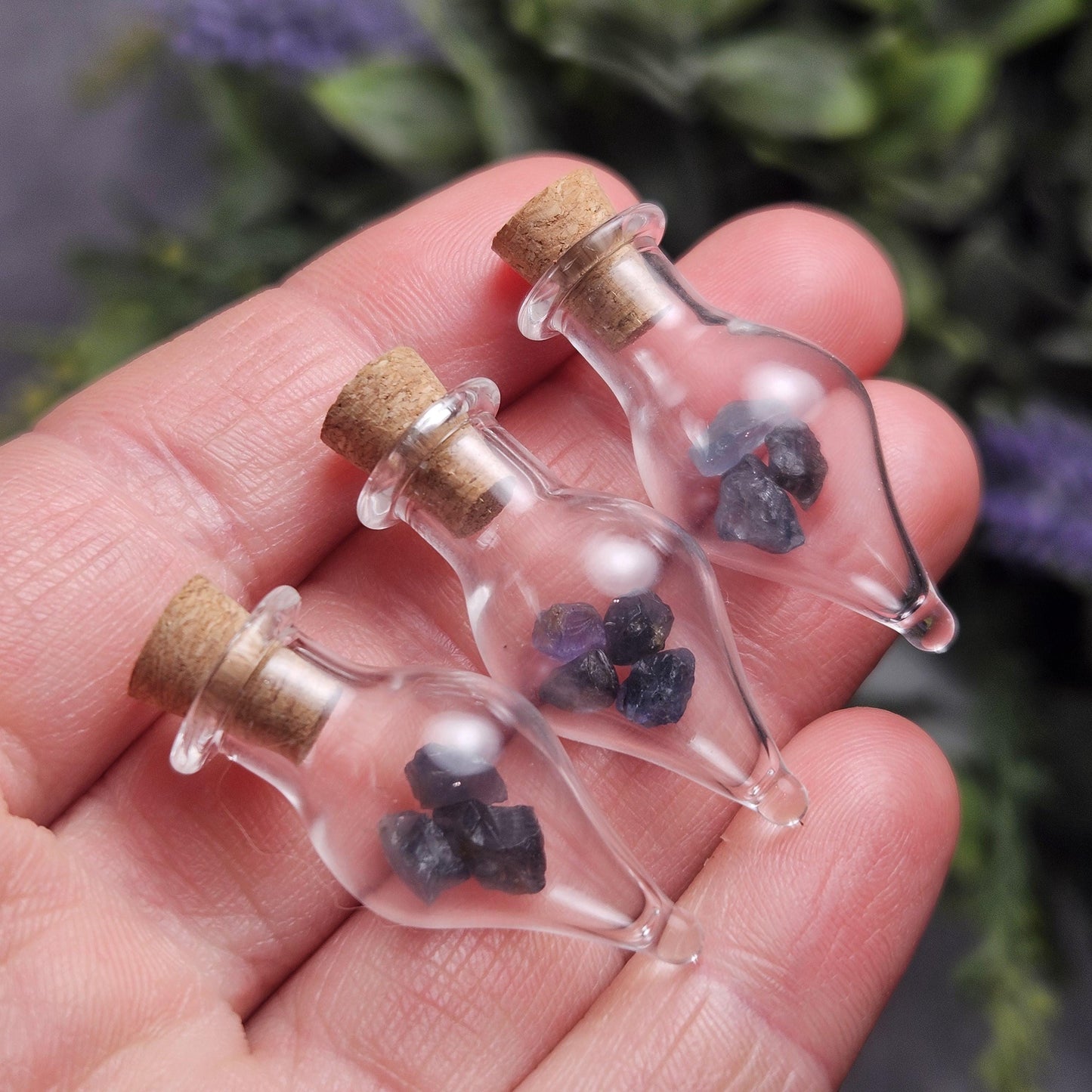 Blue Spinel Crystals