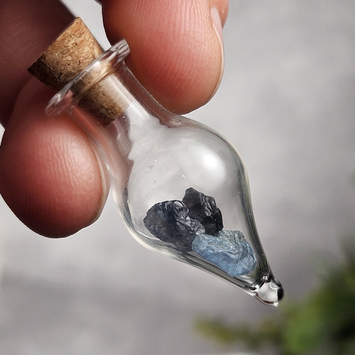 Blue Spinel Crystals