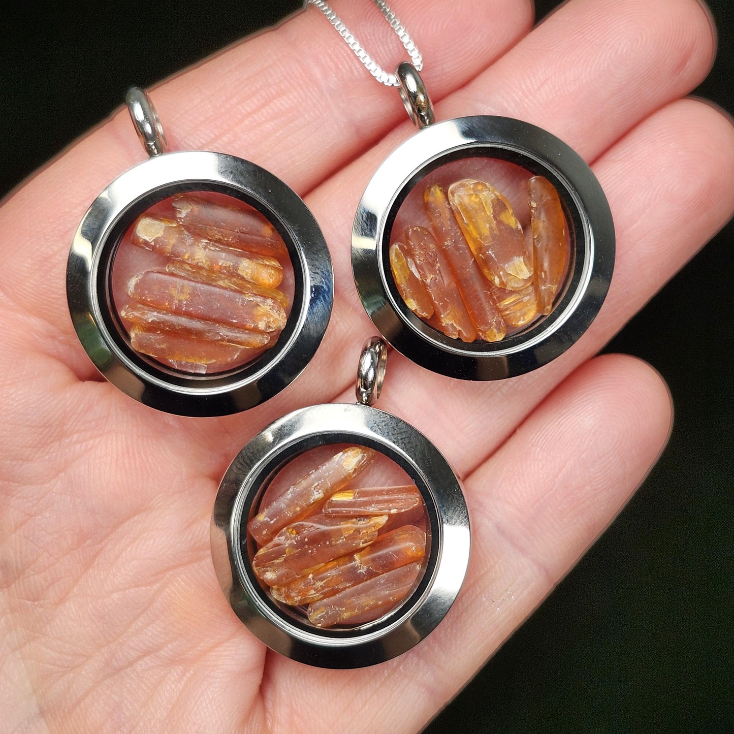 Orange Kyanite Necklace