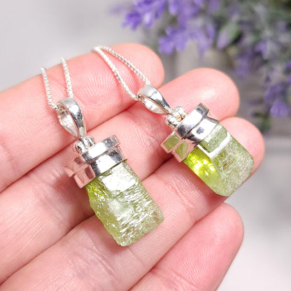 Terminated Peridot Pendant