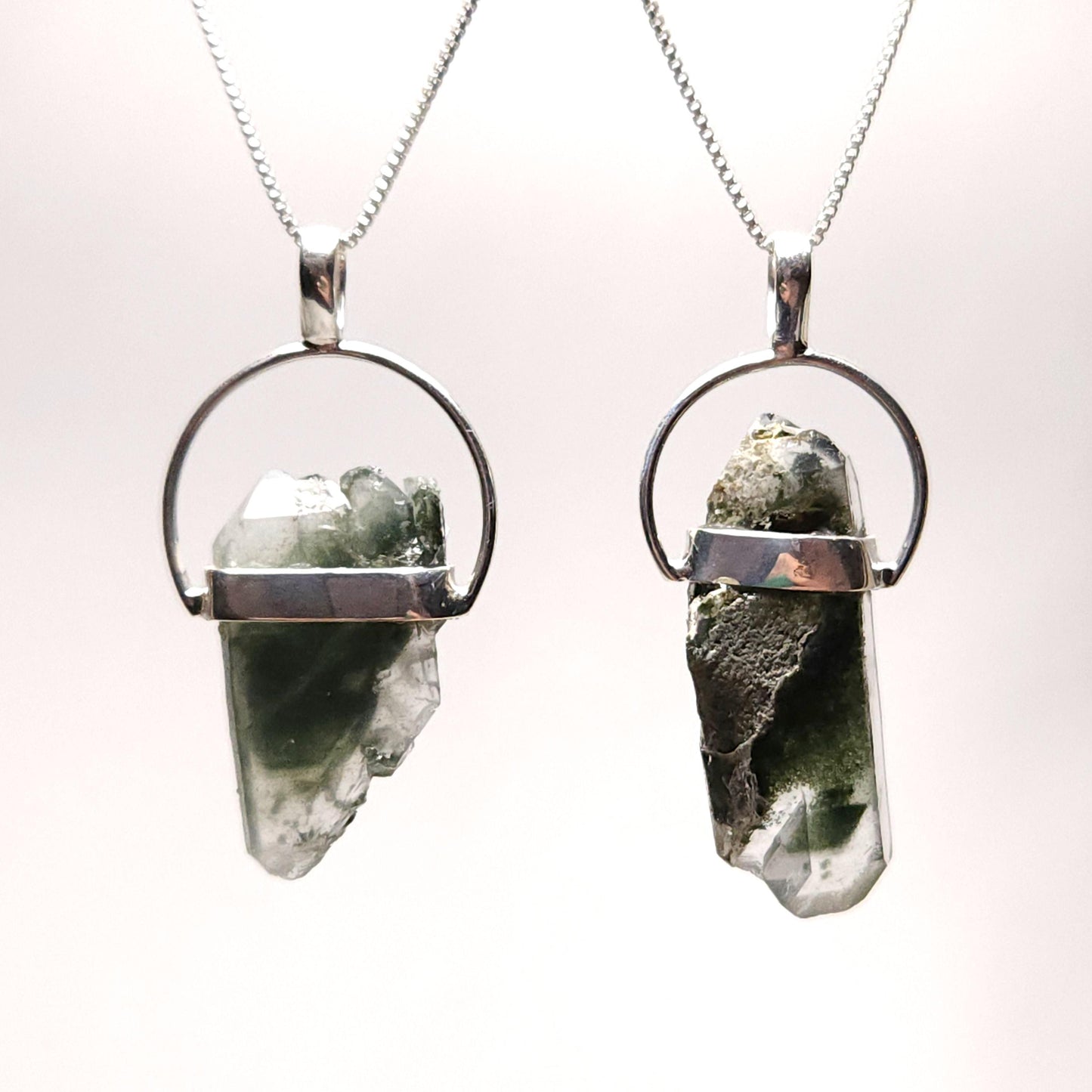 Green Phantom Quartz Pendant