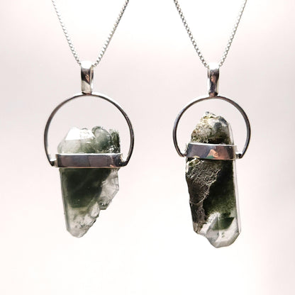 Green Phantom Quartz Pendant
