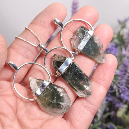 Green Phantom Quartz Pendant
