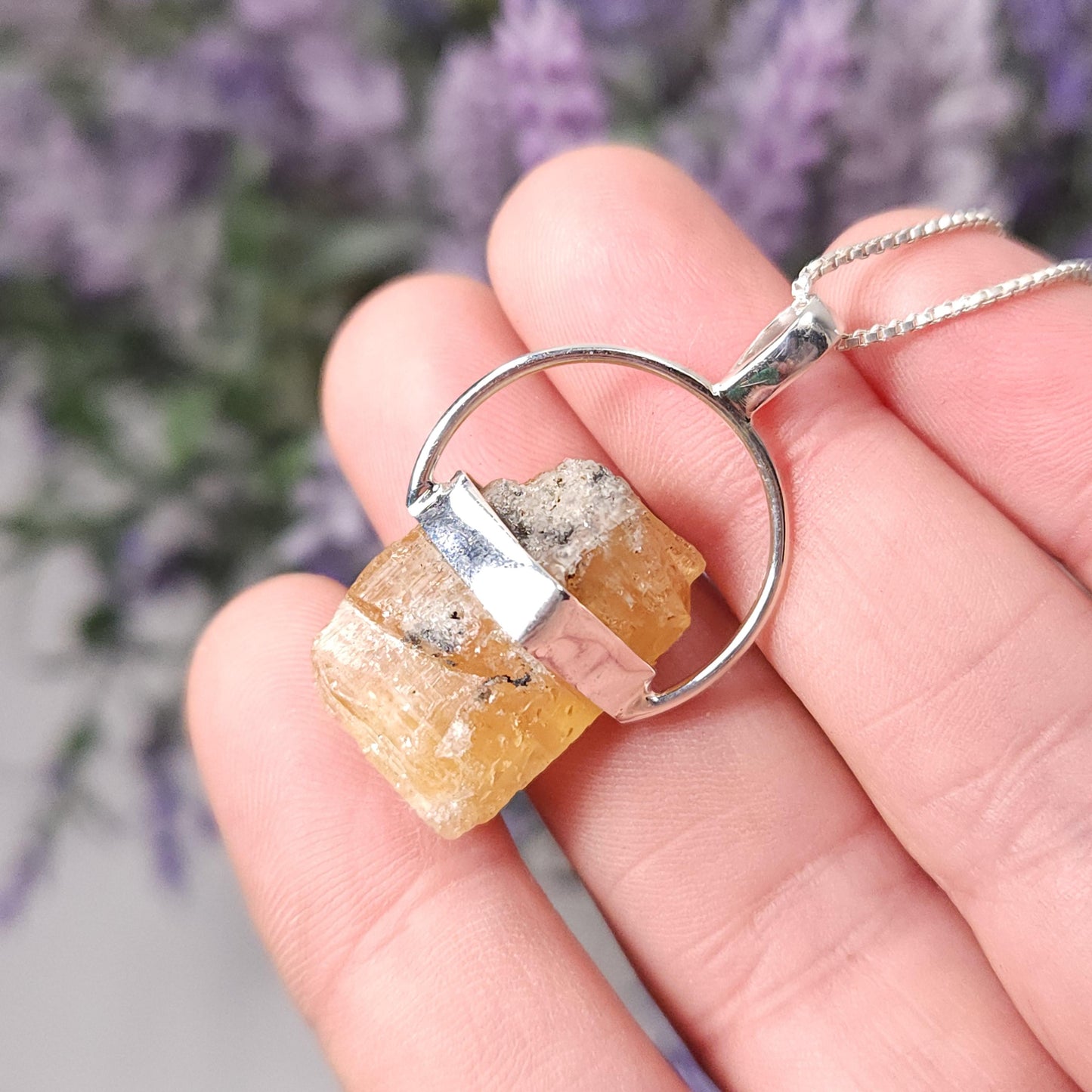 Golden Topaz Pendant
