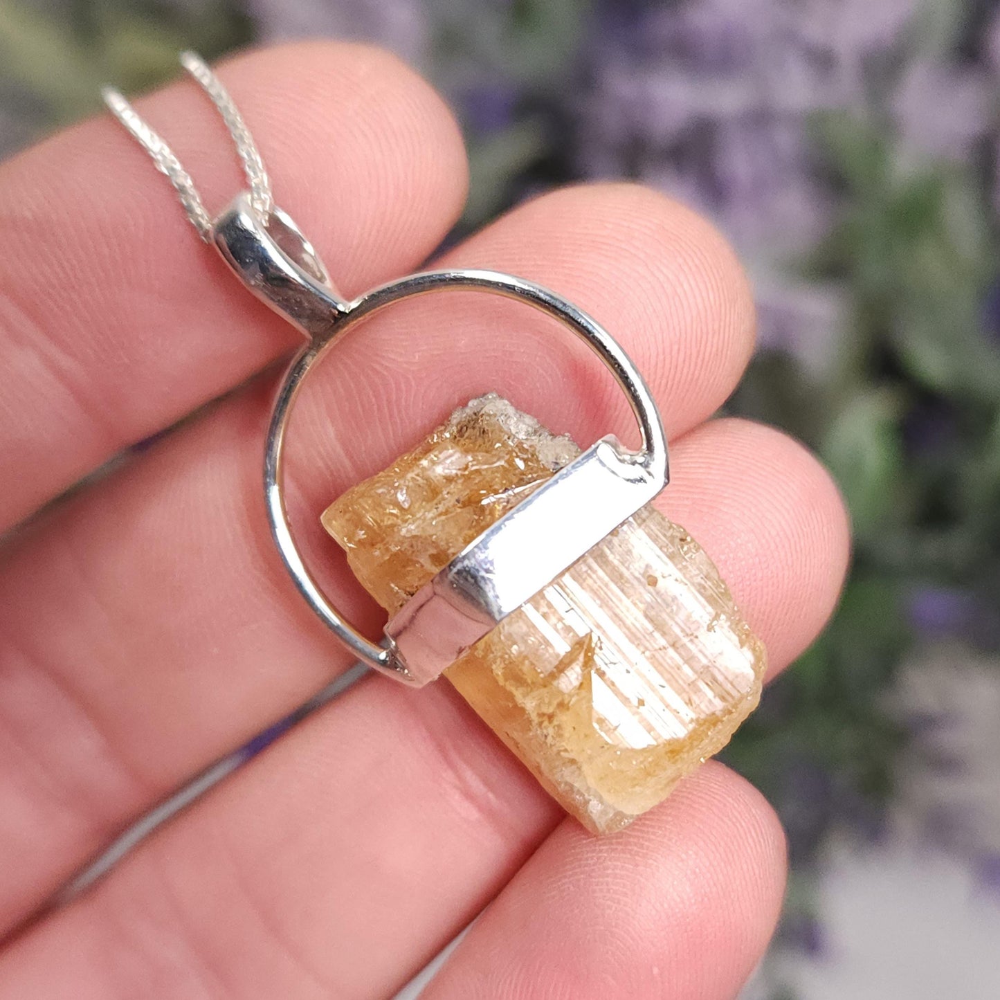Golden Topaz Pendant