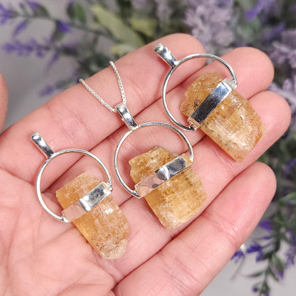 Golden Topaz Pendant