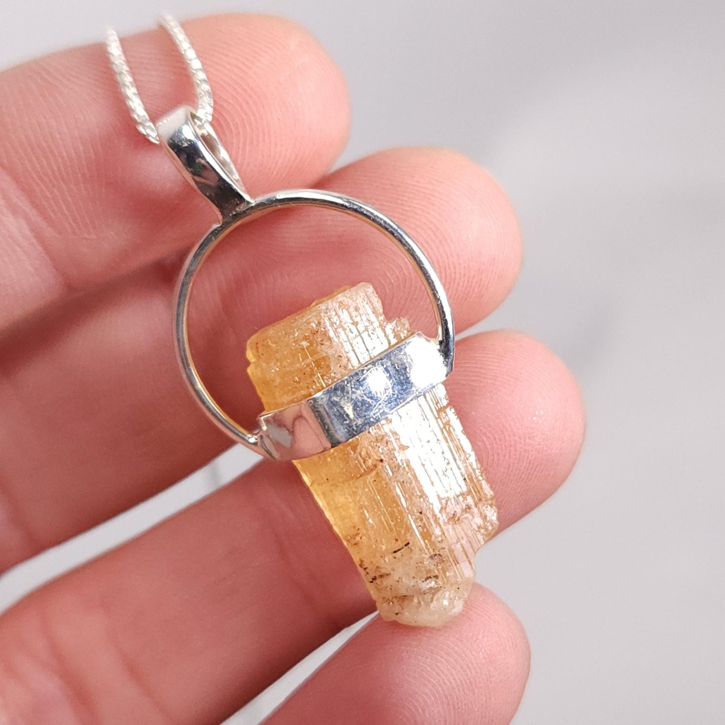 Golden Topaz Pendant
