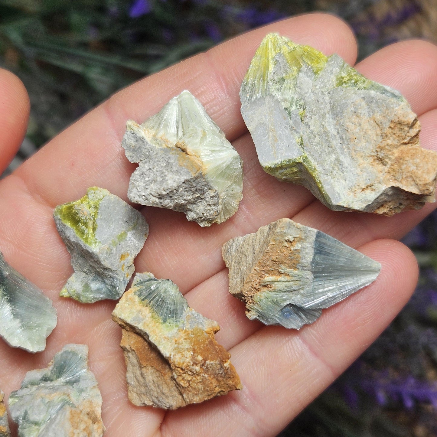 Wavellite Crystal Specimen, Raw Radial Arkansas Stone