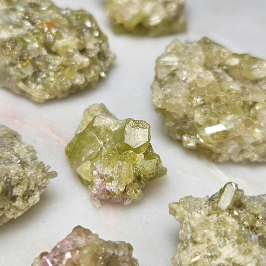 Green Vesuvianite Cluster