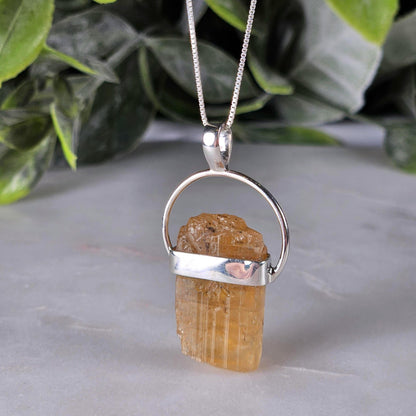 Golden Topaz Pendant