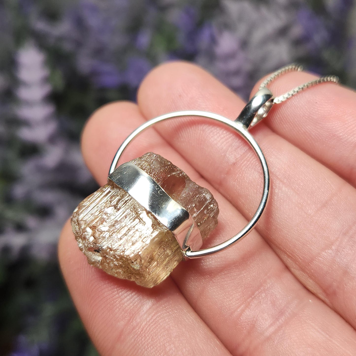Golden Scapolite Pendant