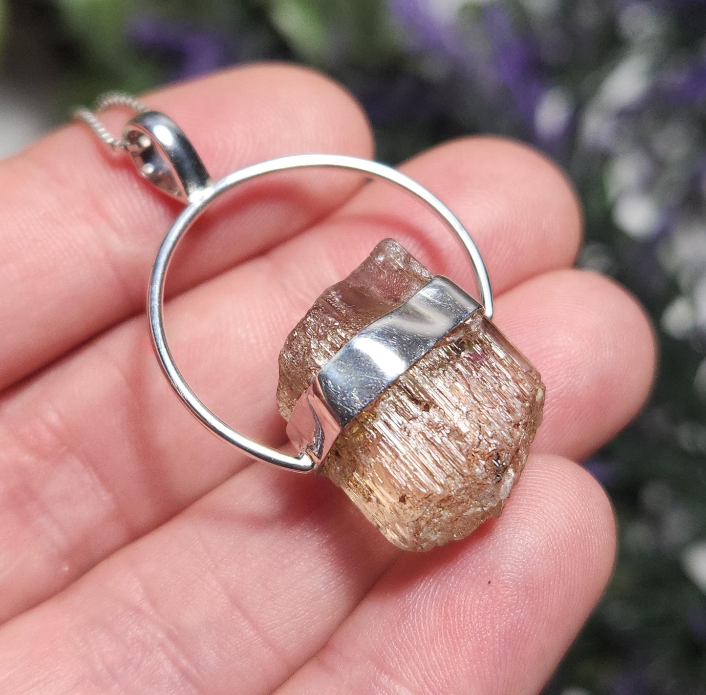 Golden Scapolite Pendant