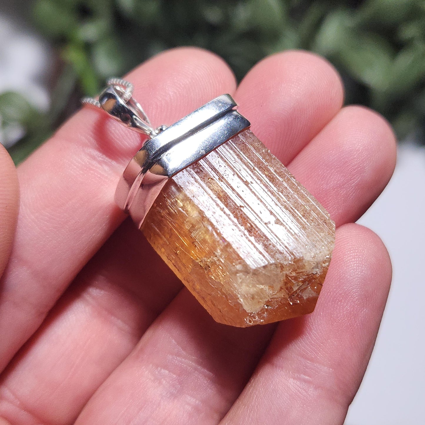 AAA Golden Topaz Pendant