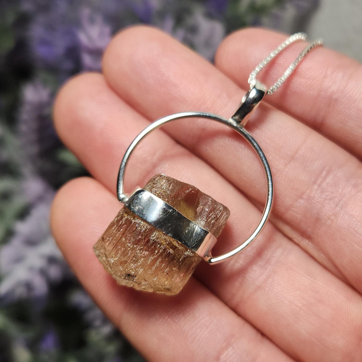 Golden Scapolite Pendant