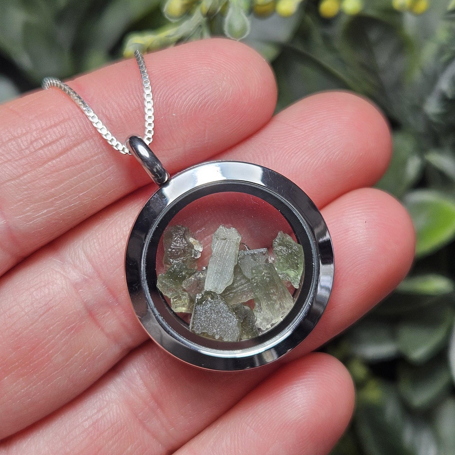 Moldavite Pendant
