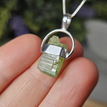 Terminated Peridot Pendant