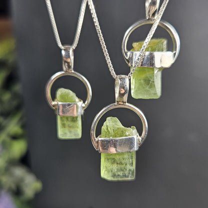 Terminated Peridot Pendant