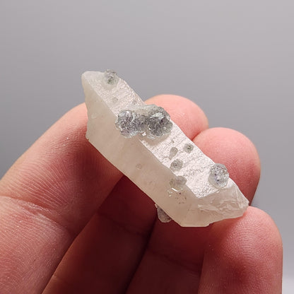 Ultraviolet Fluorite on Quartz