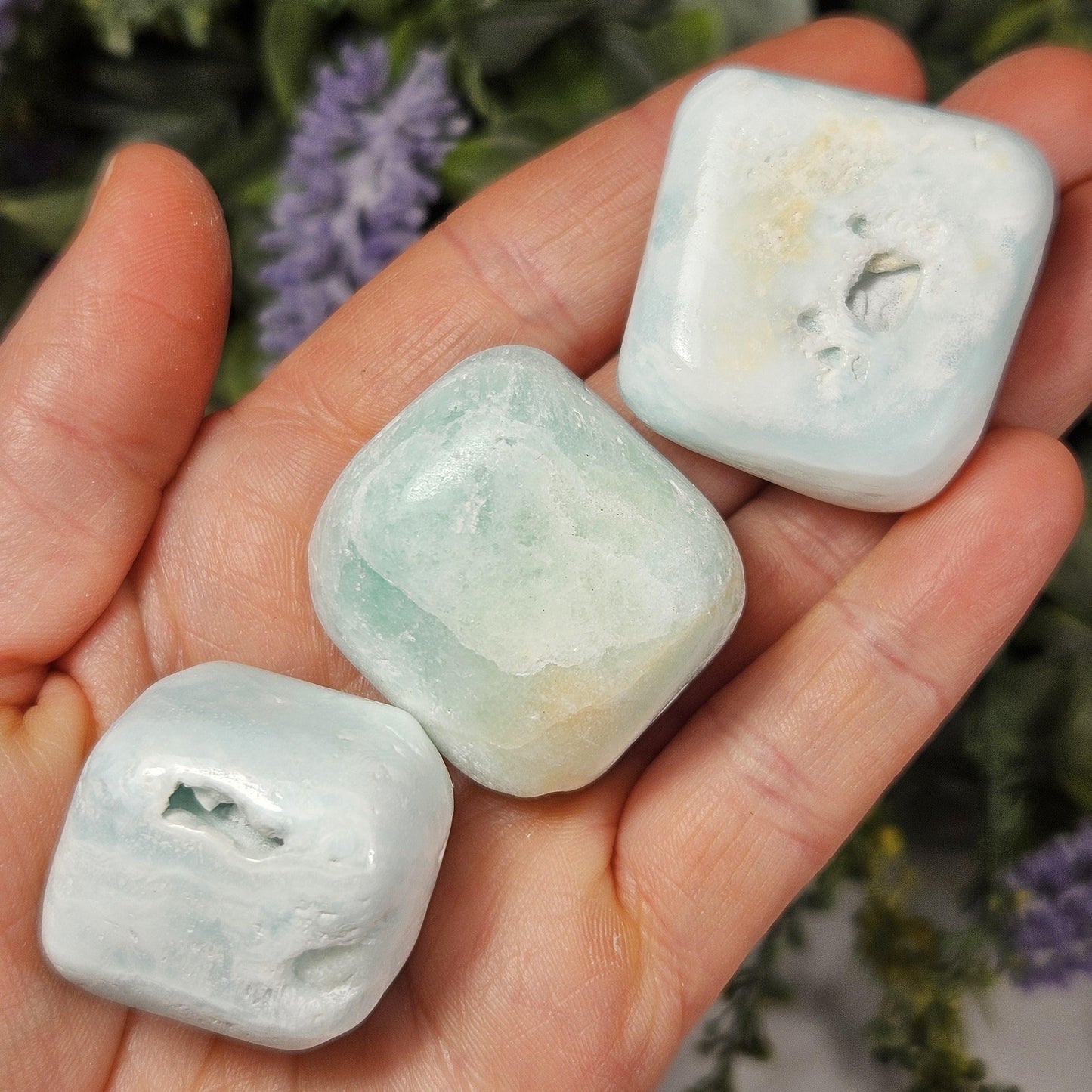 Blue Aragonite Crystal