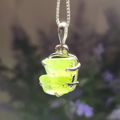 TWIN FLAME Peridot Pendant
