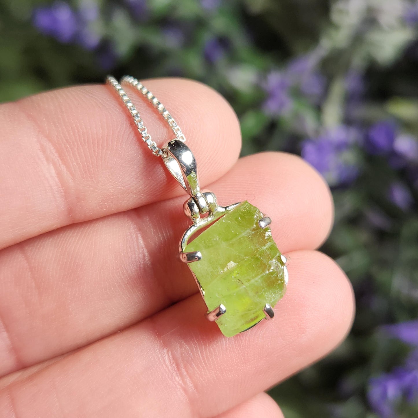 TWIN FLAME Peridot Pendant
