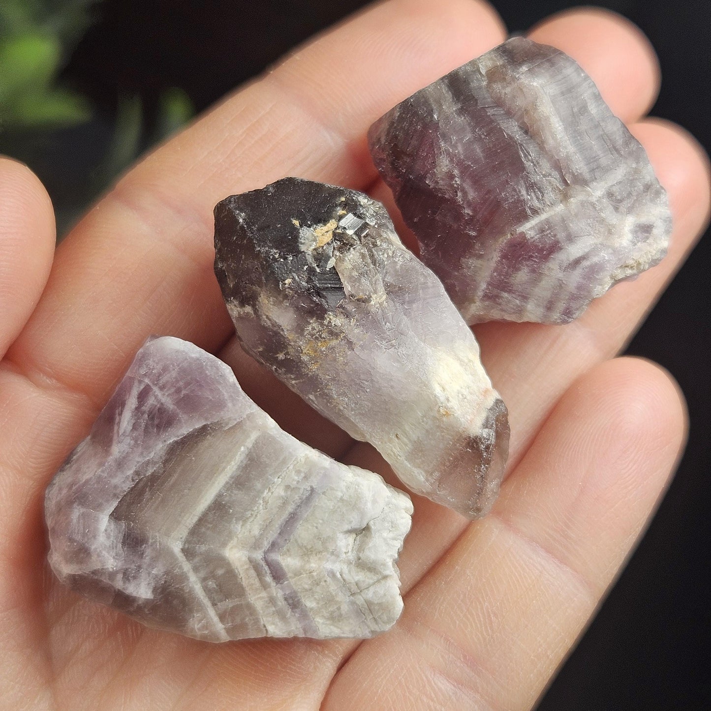 Dog Tooth Smoky Amethyst Crystal