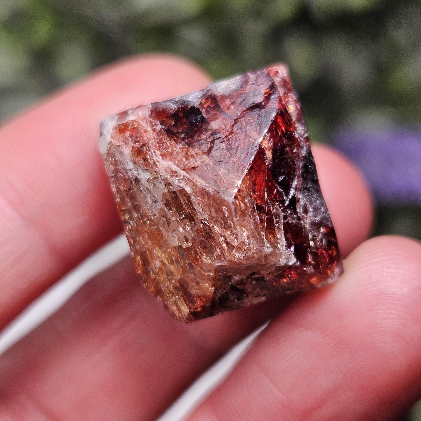 Red Zircon Crystals