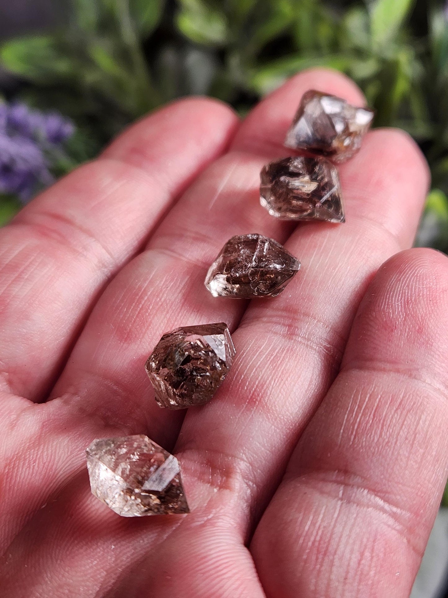 Italian UV Elestial Quartz from Tuscany
