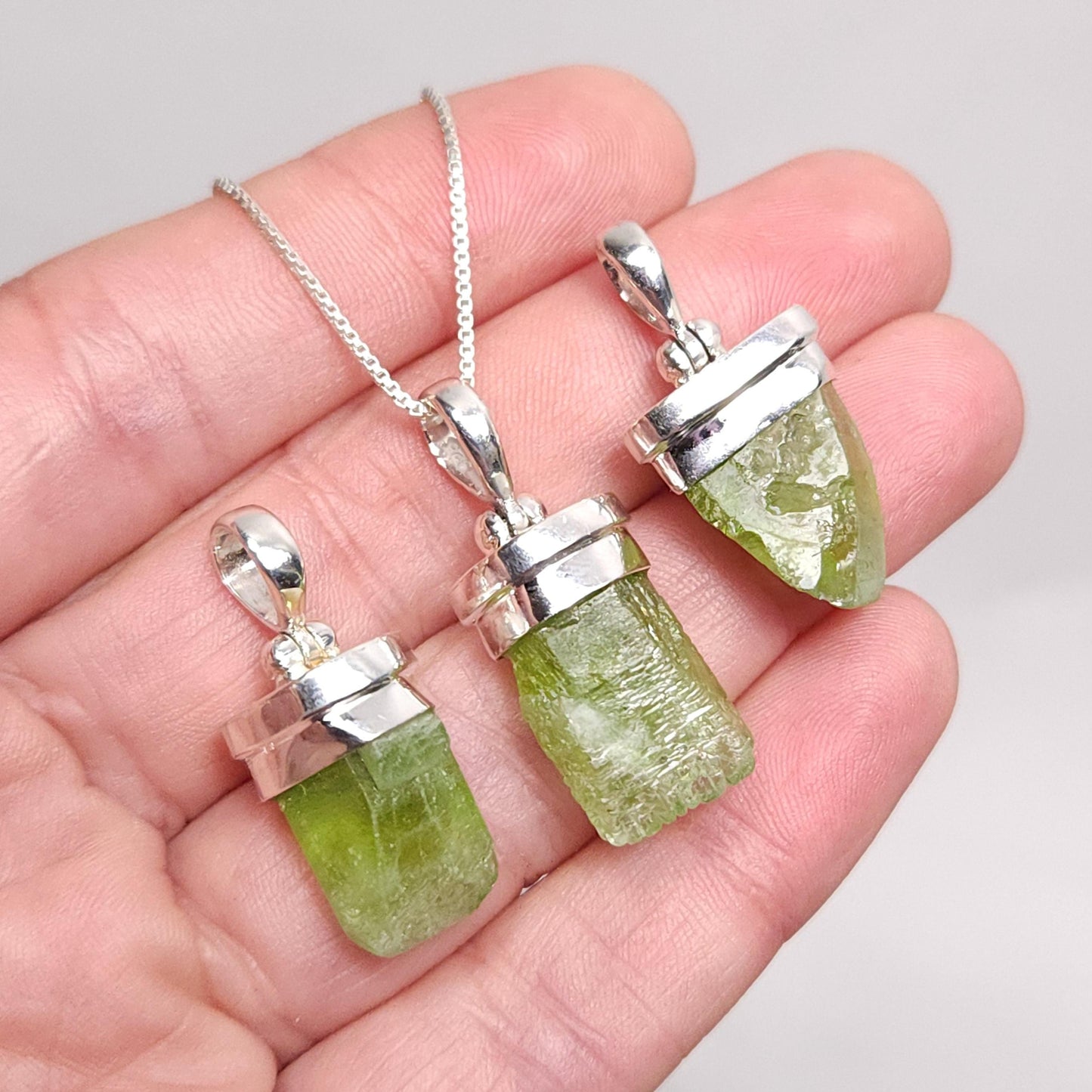 Terminated Peridot Pendant