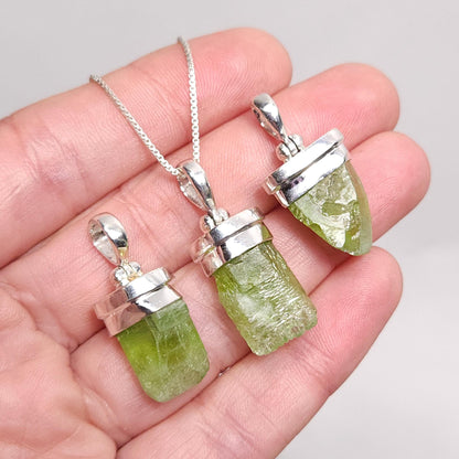 Terminated Peridot Pendant