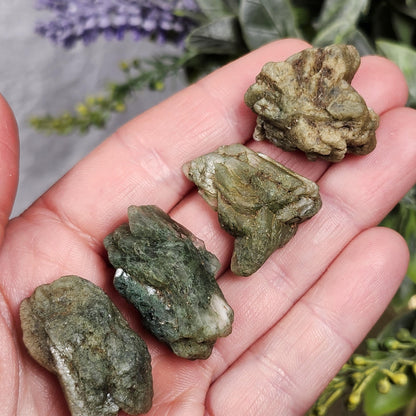 Green Heulandite Crystal