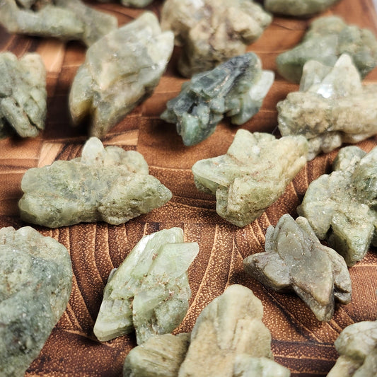 Green Heulandite Crystal