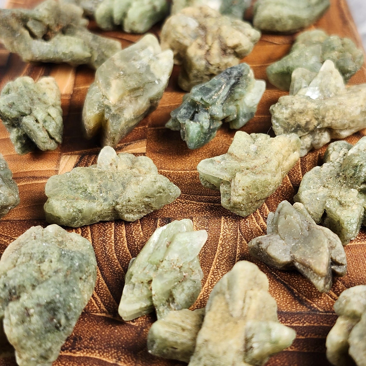 Green Heulandite Crystal