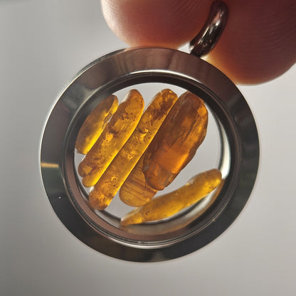 Orange Kyanite Necklace