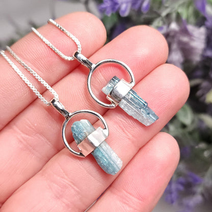 Blue Tourmaline Pendant