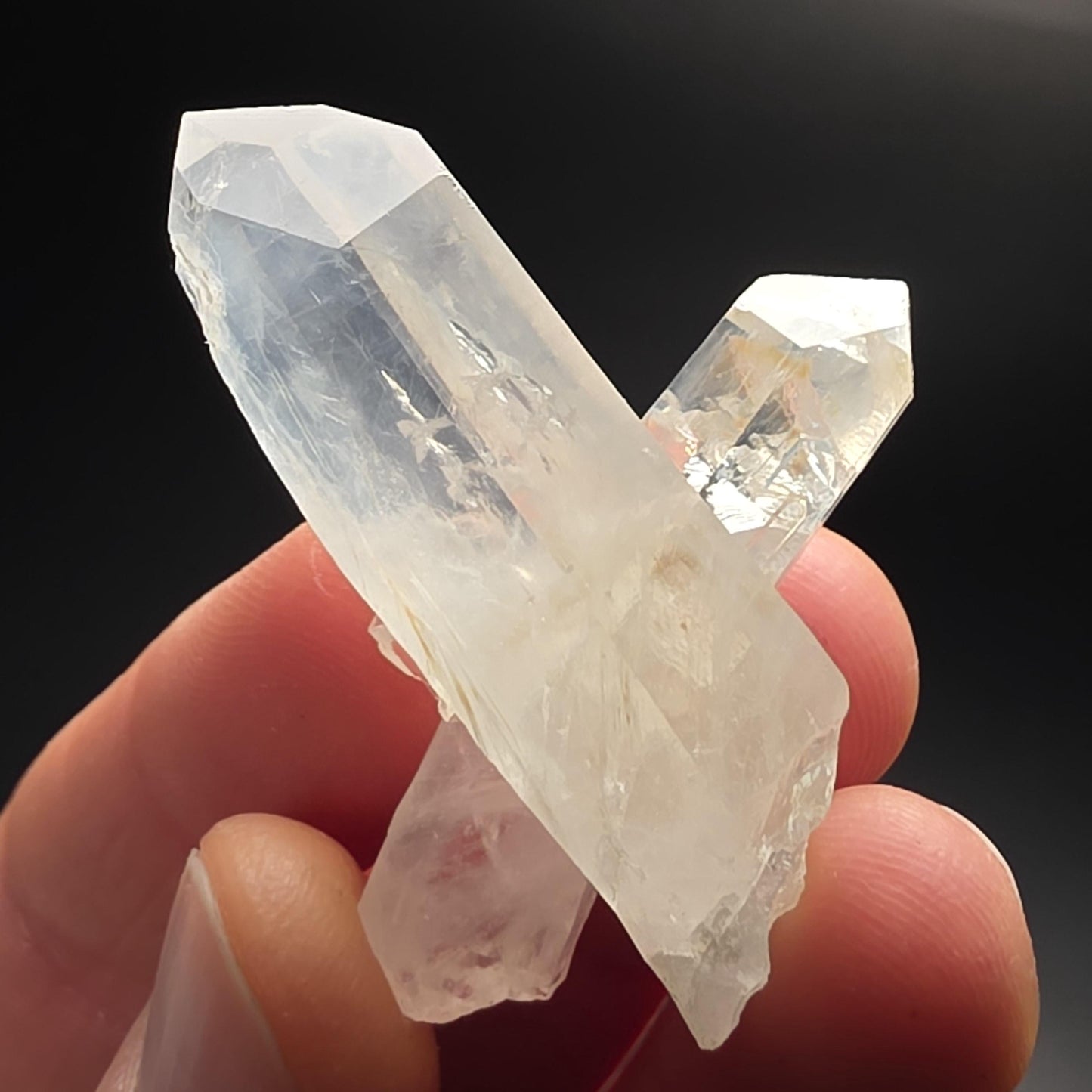 Blue Needle Lemurian Crystals