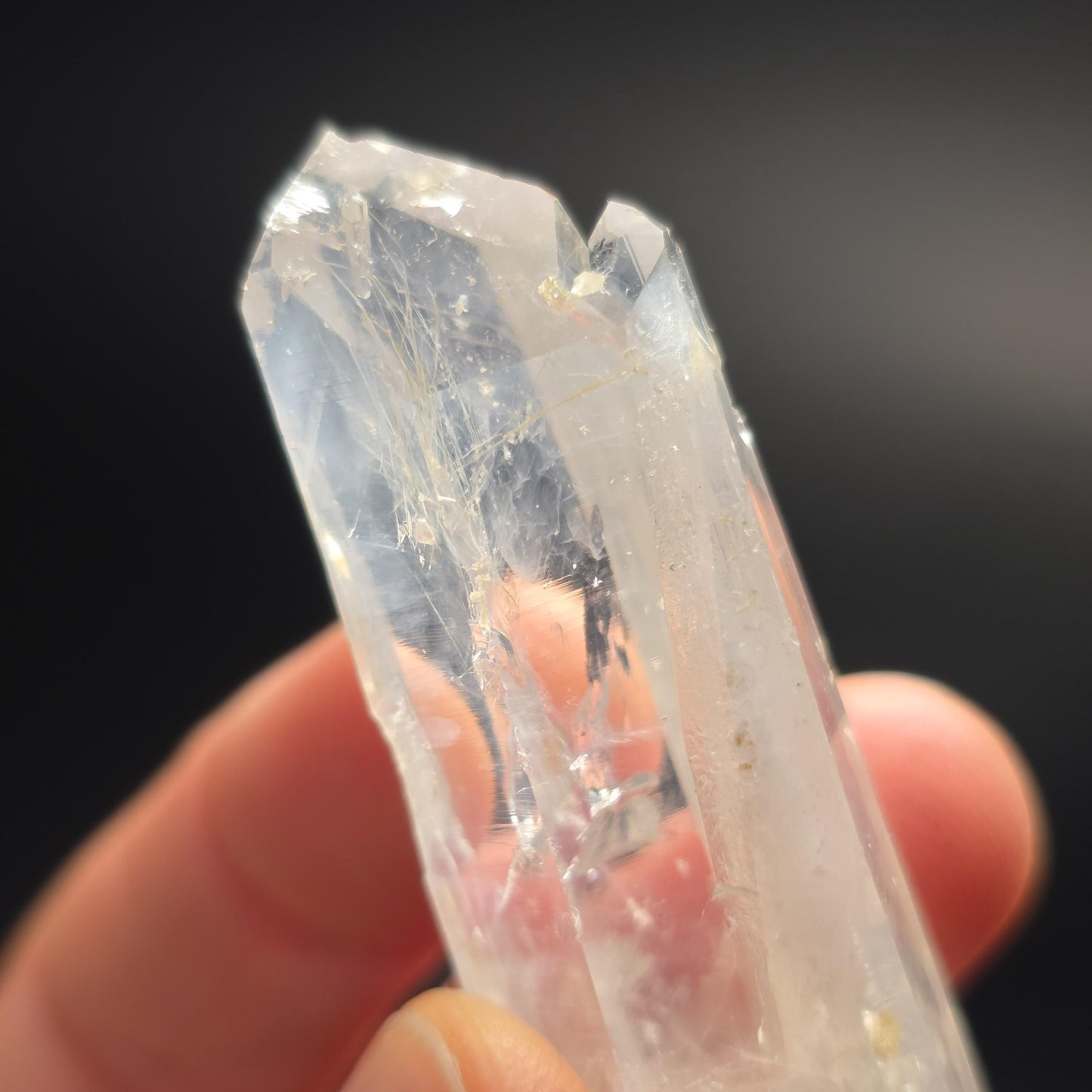 Blue Needle Lemurian Crystals