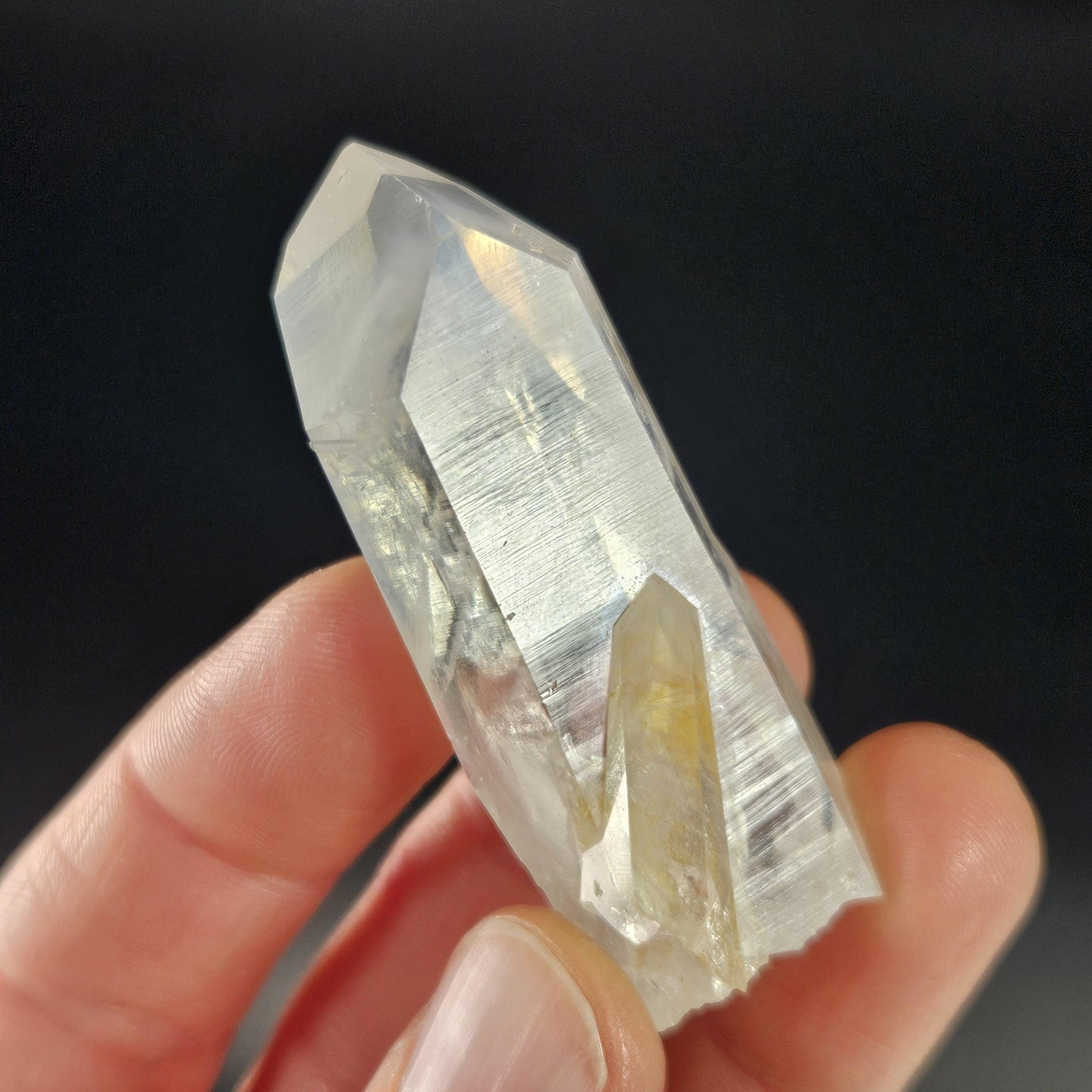 Blue Needle Lemurian Crystals