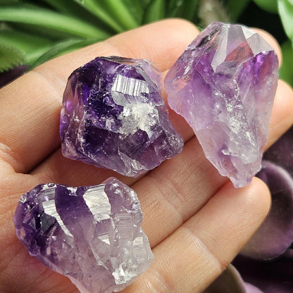 Raw Violet Amethyst Crystal