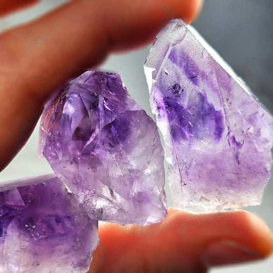 Raw Violet Amethyst Crystal