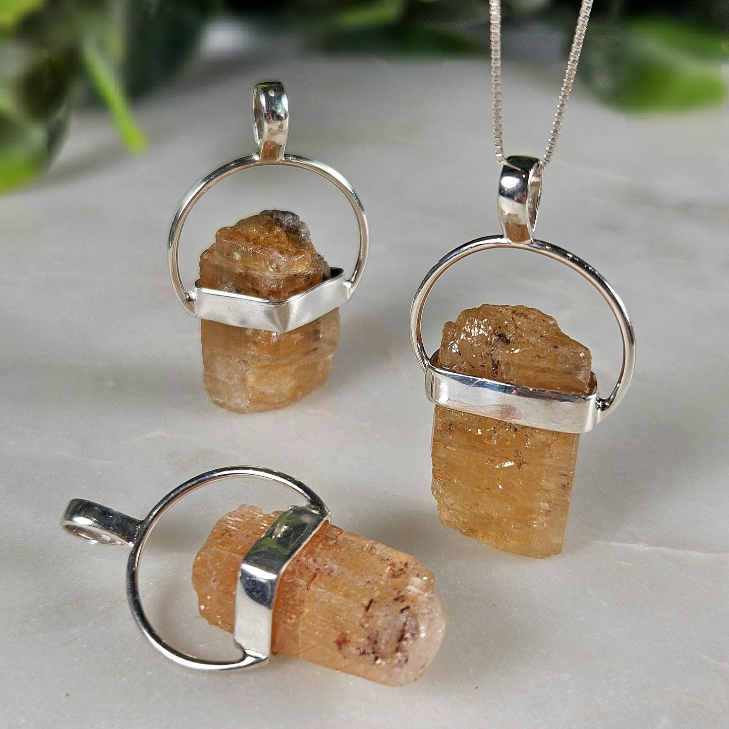 Golden Topaz Pendant