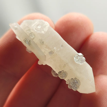 Ultraviolet Fluorite on Quartz