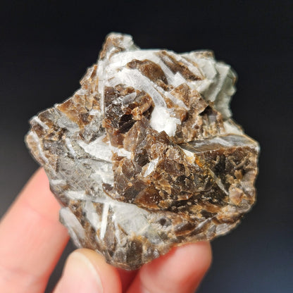 Ultraviolet Rootbeer Fluorite & Celestite Crystal