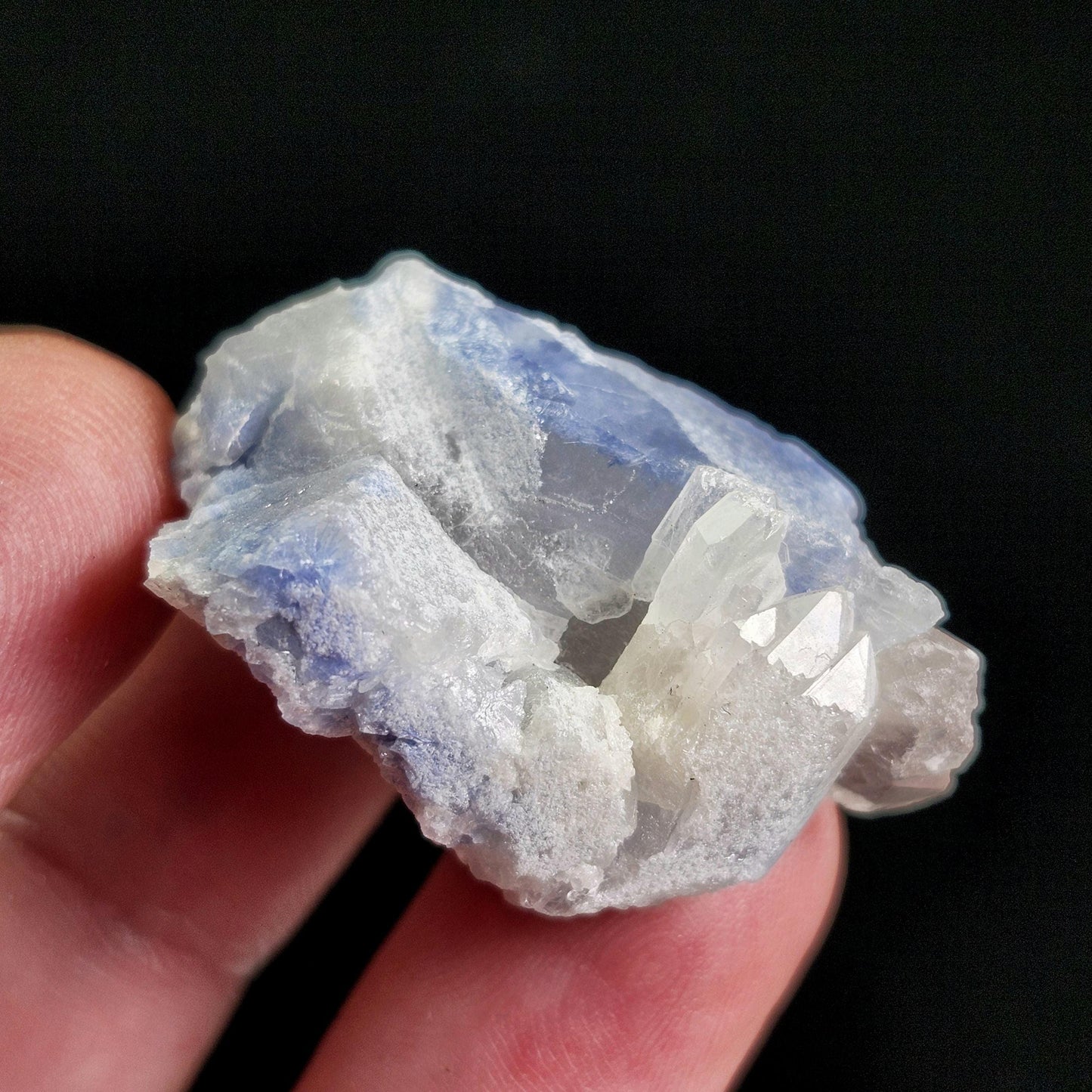 Fibrous Periwinkle Dumortierite Crystal