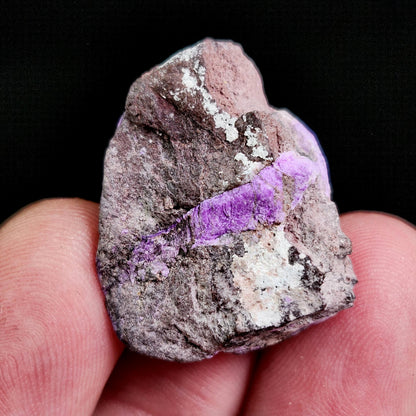 Raw Fibrous Sugilite Specimen 8.11g, Sugilite Crystal from South Africa