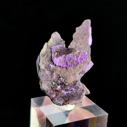 Fibrous Sugilite Crystal Specimen 5.97g, Raw Purple Sugilite Crystal from South Africa
