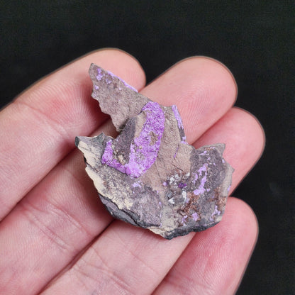 Fibrous Sugilite Crystal Specimen 5.97g, Raw Purple Sugilite Crystal from South Africa