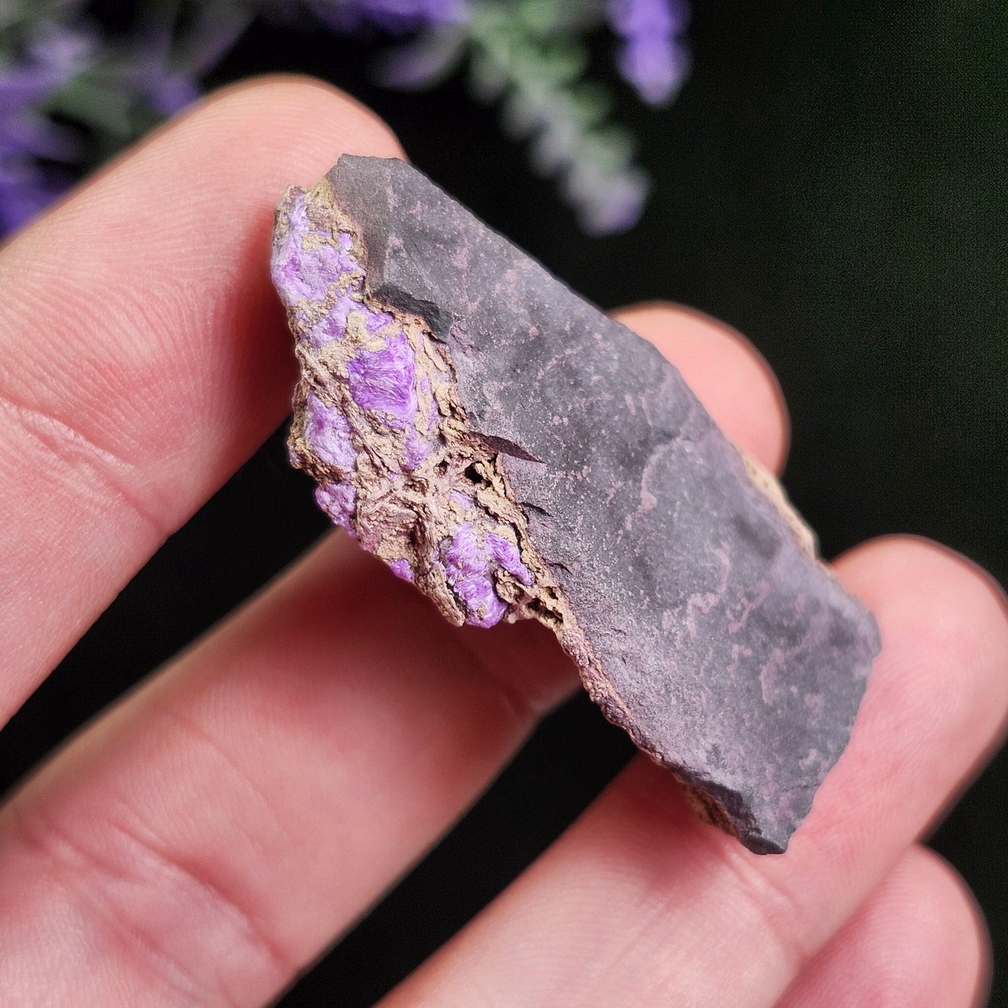 Fibrous Sugilite Specimen: Raw South African Sugilite